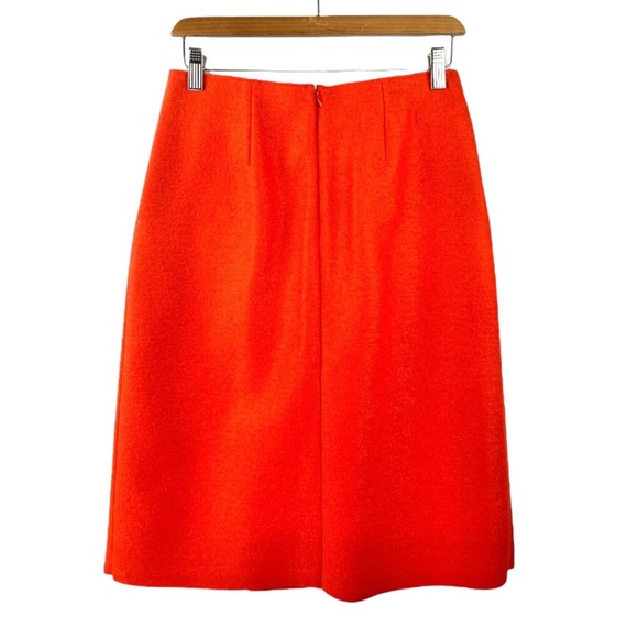 NWOT COS red wool skirt 36 - Picture 3 of 7